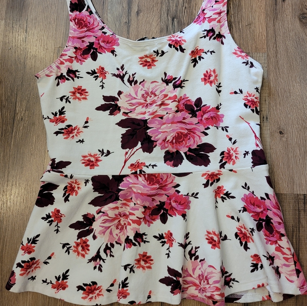 Express peplum tank